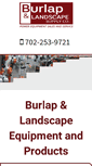 Mobile Screenshot of burlaplandscape.com